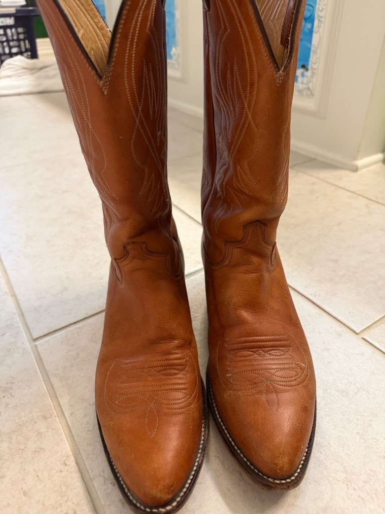 Vintage Registered Handmade Original Cat’s Paw Men's Western Cowboy Boots 10d